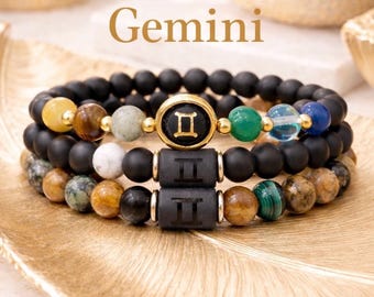 Gemini Bracelet Set – Clarity, Communication & Balance