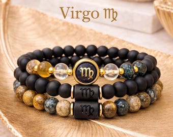 Virgo Bracelet Set – Clarity, Balance & Inner Stability