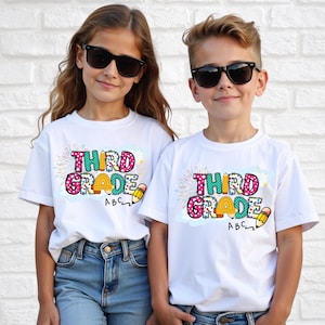 3rd grade kids shirt 3rd grade tshirt 1st day of school Shirt for girls Back to School kid shirt Kids school shirt Shirts for boys