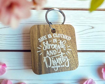Proverbs 31 Keychain