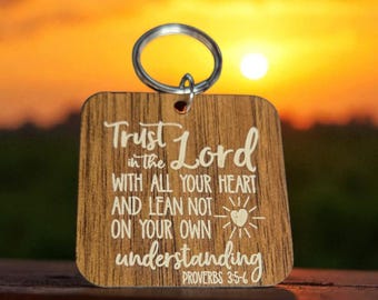 Proverbs 3 Keychain