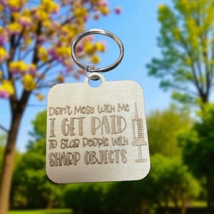 Nurse or Phlebotomists  Keychain