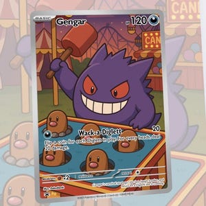 Gengar Carnival Custom Made Card Fan Art Card