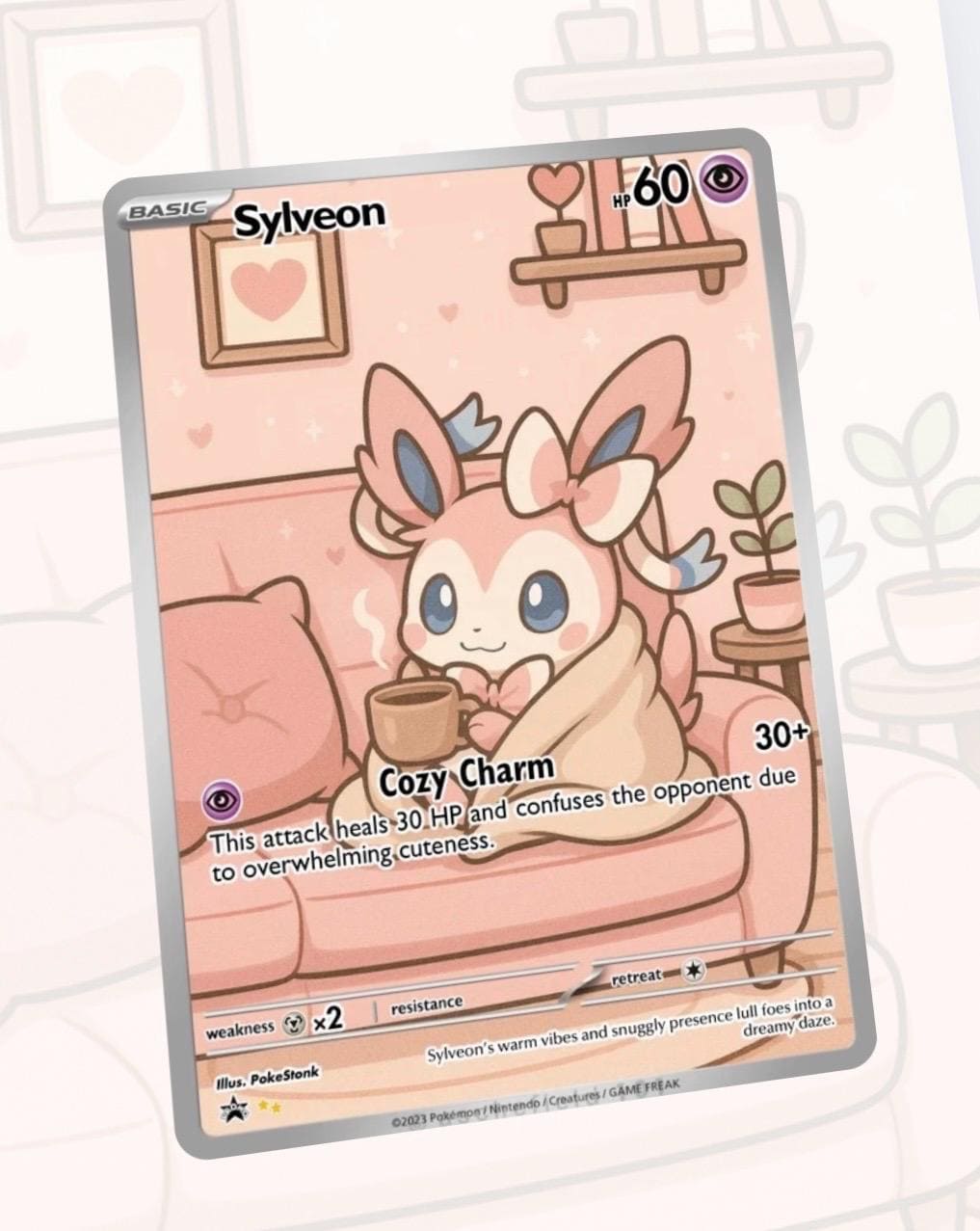 Custom Sylveon Card - Etsy