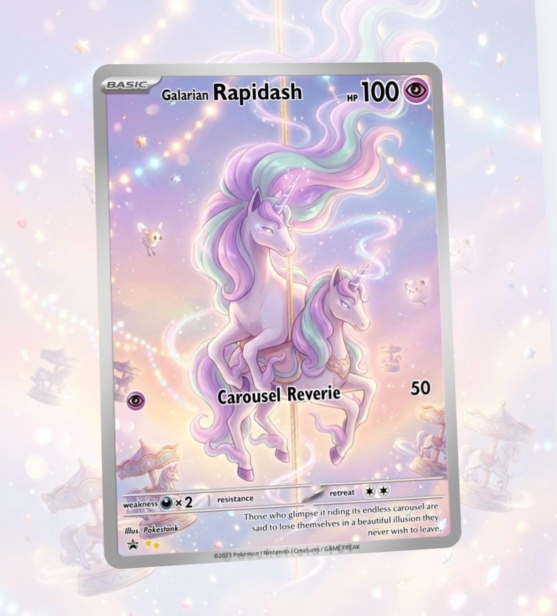 unicorn pokemon card Pokémon TCG: Galarian Rapidash V Box – Flinamania