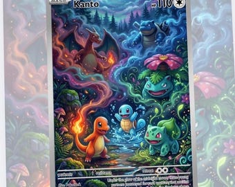 Kanto Custom Made Card Fan Art Card