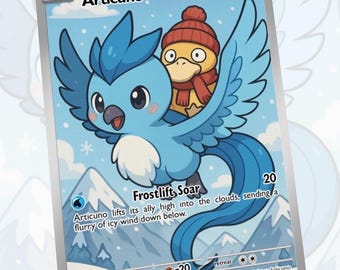 Articuno Blizzard Custom Made Card Fan Art Card