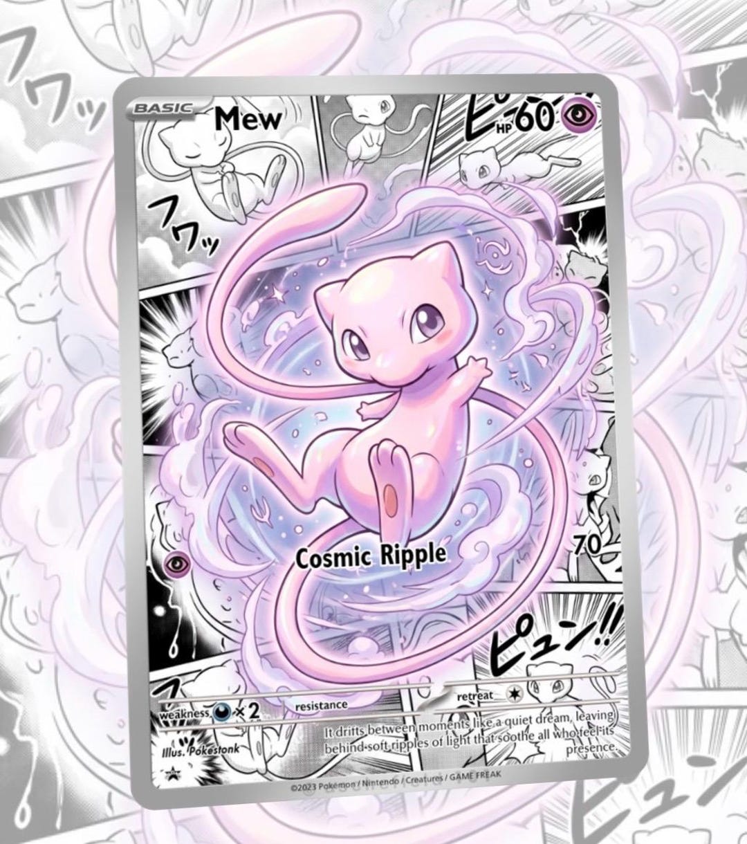 Mew Mewtwo Snorlax Gengar Pikachu Charmander Rayquaza Lugia Manga