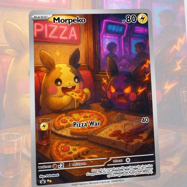 Morpeko Custom Made Card Fan Art Card