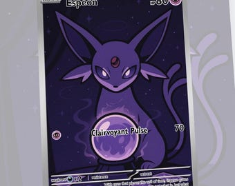 Eeveelution Set Custom Made Card Fan Art Card