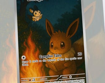 Emolga Custom Made Card Fan Art Card