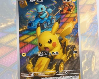 Pikachu With the Starry Night Pokémon Card Collectible/gift