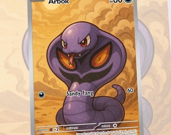 Arbok Custom Made Card Fan Art Card