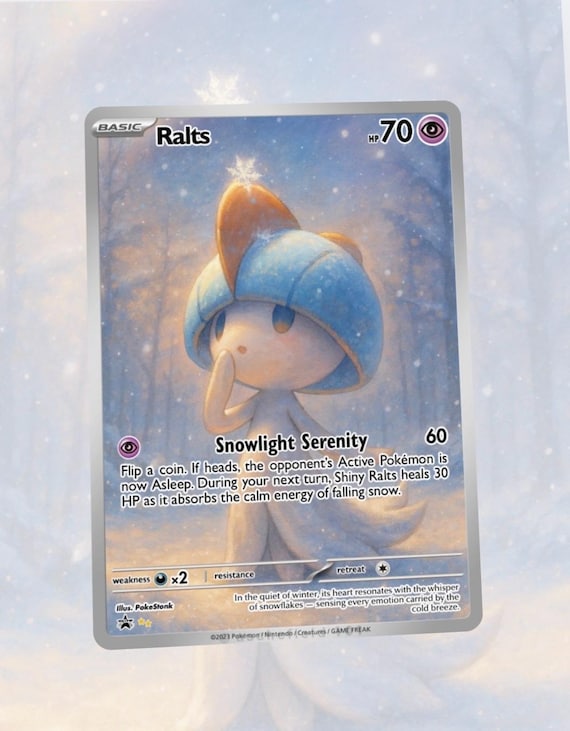 Ralts Custom Made Card Fan Art Card