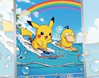Psyduck Custom Made Card Fan Art Card