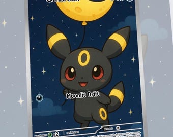 Umbreon Moon Custom Made Card Fan Art Card