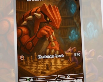 Groudon Custom Made Card Fan Art Card