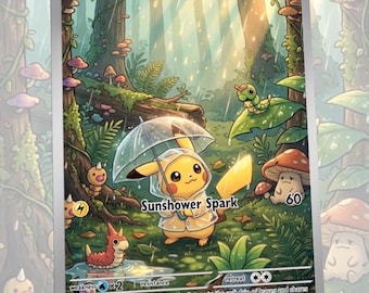 Pikachu Custom Made Card Fan Art Card