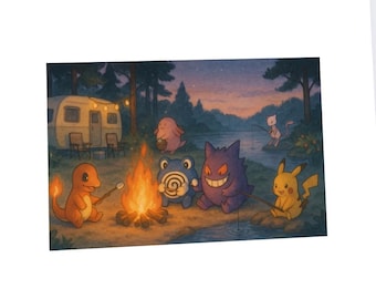 Charmander Gengar Connecting Image Custom Made Card Fan Art Card