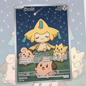 Jirachi Custom Made Card Fan Art Card