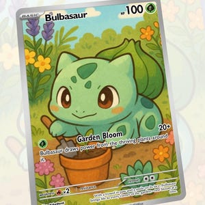 Bulbasaur Custom Made Card Fan Art Card