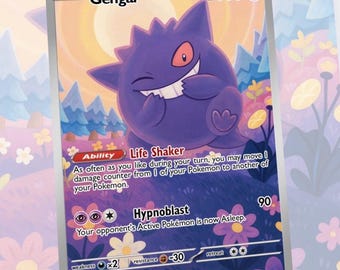 Gengar Gigantamax Daylight Card! Custom Made! - Etsy