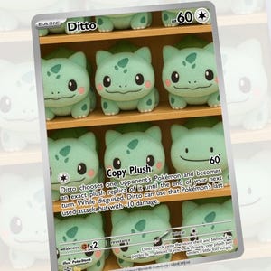 Ditto Plush Custom Made Card Fan Art Card