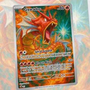 Gyarados Custom Made Card Fan Art Card