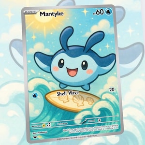 Mantyke Custom Made Card Fan Art Card
