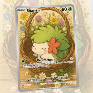 Shaymin Custom Made Card Fan Art Card