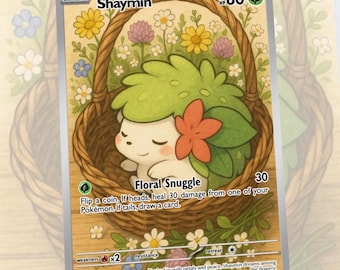Shaymin Custom Made Card Fan Art Card