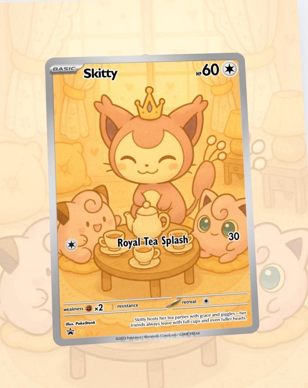 skitty pokemon cards [Reverse Holo] #79 Prices | Sandstorm Colorless Artist Skitty 141/189 - SWSH03 Darkness