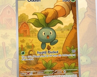 Oddish Custom Made Card Fan Art Card