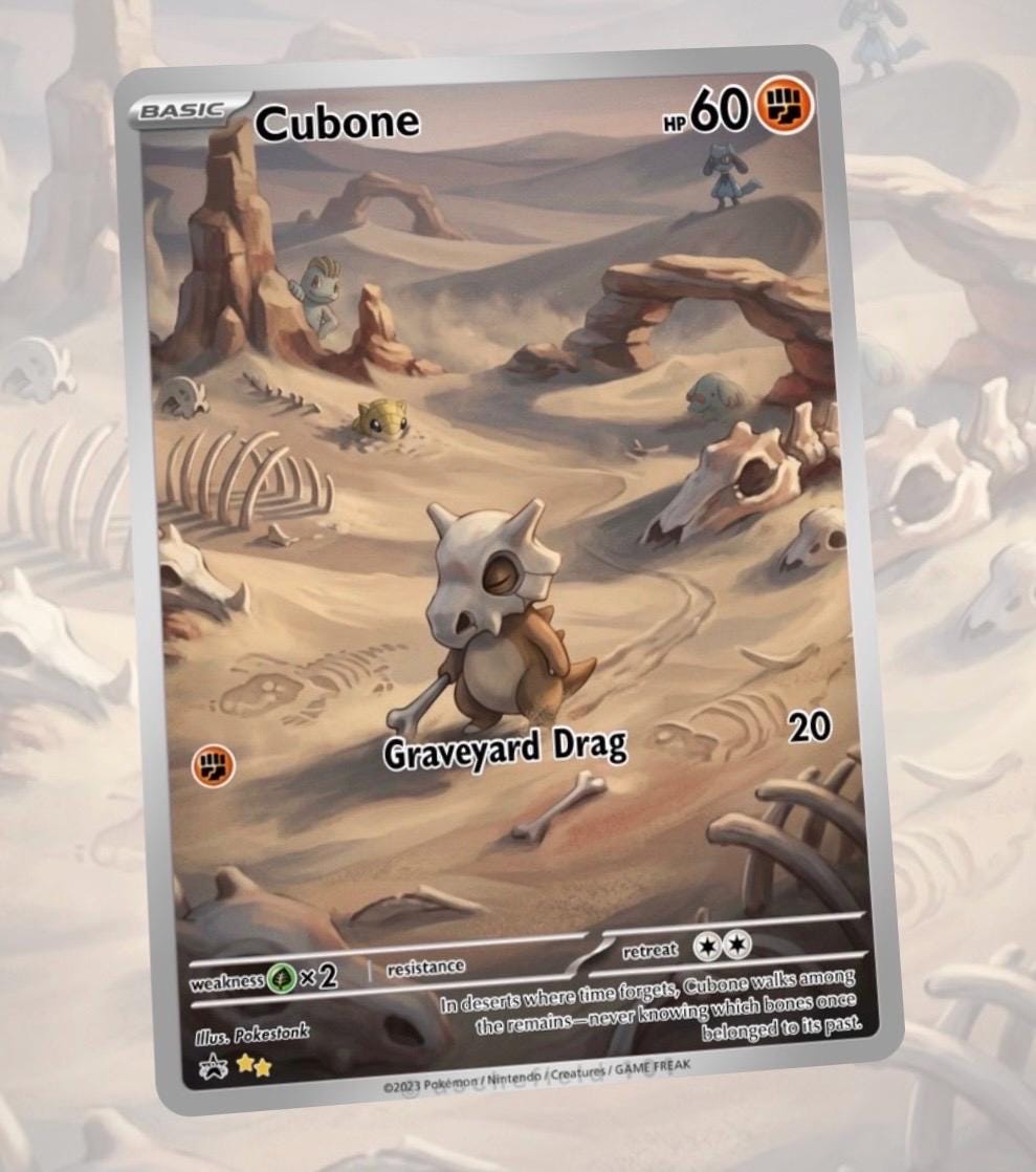 Cubone Card Binder - Etsy