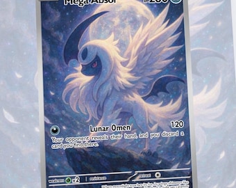 Mega Absol Custom Made Card Fan Art Card