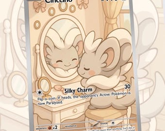 Cinccino Custom Made Card Fan Art Card