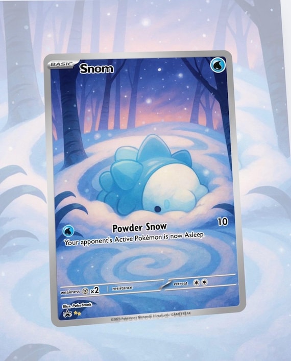 snom pokemon card 045/162 Snom main image 1