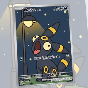 Eeveelution Derpy Custom Made Card Fan Art Card