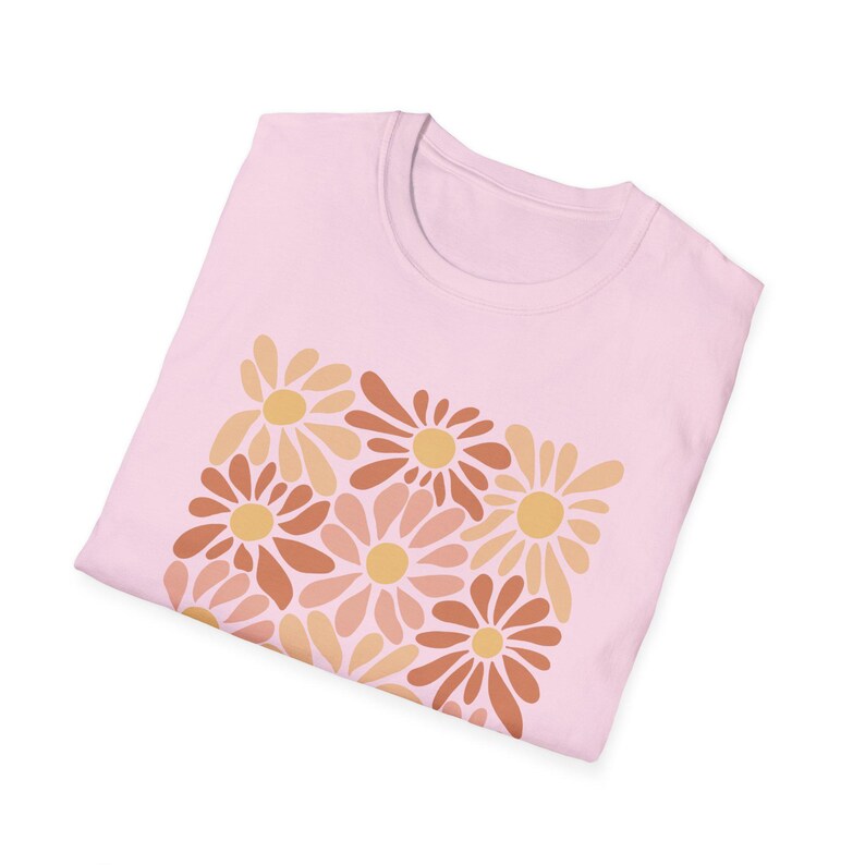 Boho Floral Graphic T-Shirt, Positive Quote Tee image 9