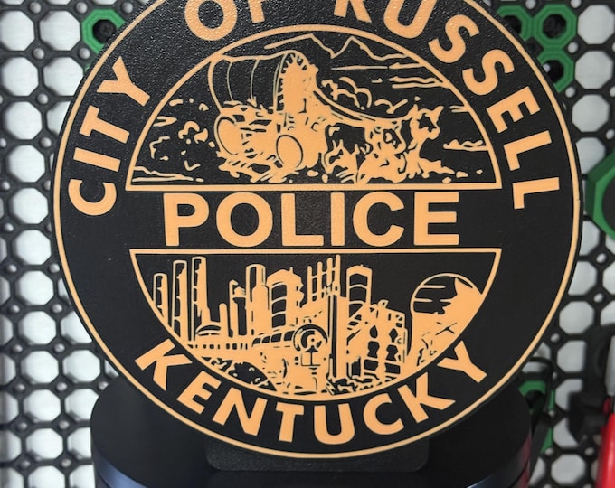 City of Russell Police Patch LED Light