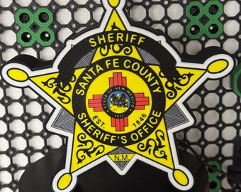 Santa Fe Deputy Sheriff Badge LED Light