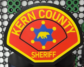 Kern County Sheriff's Department Patch LED Light
