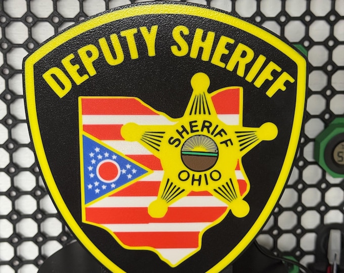 Ohio Deputy Sheriff Patch LED Light