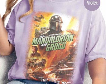 Star Wars The Mandalorian And Grogu Comfort Colors Shirt, The Mandalorian & Grogu 2026 T-Shirt, Grogu Lovers Shirt Gift, The Mandalorian Tee