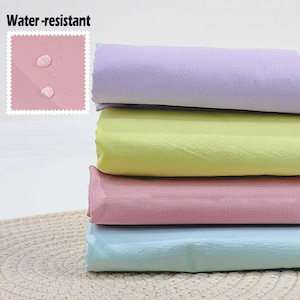 Water-Resistant Fabric by the Yard – Durable Polyester for Backpacks, Jackets, Tablecloths, Outdoor DIY Sewing & Crafts, By The Half Yard