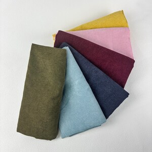 Solid Corduroy Fabric – 8 Wales Soft Durable Material for Sewing Jackets, Sofa Covers, Wedding Decor and DIY Crafts