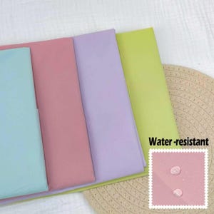 Water-Resistant Fabric by the Yard – Durable Polyester for Backpacks, Jackets, Tablecloths, Outdoor DIY Sewing & Crafts, By The Half Yard