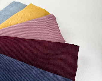 8-Wales Pure Cotton Corduroy Fabric, 300gsm, Durable for Winter Outerwear, Apparel, Home Décor, Sold by the Yard