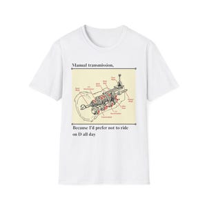 Manual Transmission Enthusiast T-Shirt, Car Lover Gift, Gearhead Apparel, Automotive Tee, Mechanic Humor Shirt