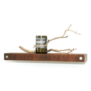 Reclaimed wood floating shelf - 23&quot;